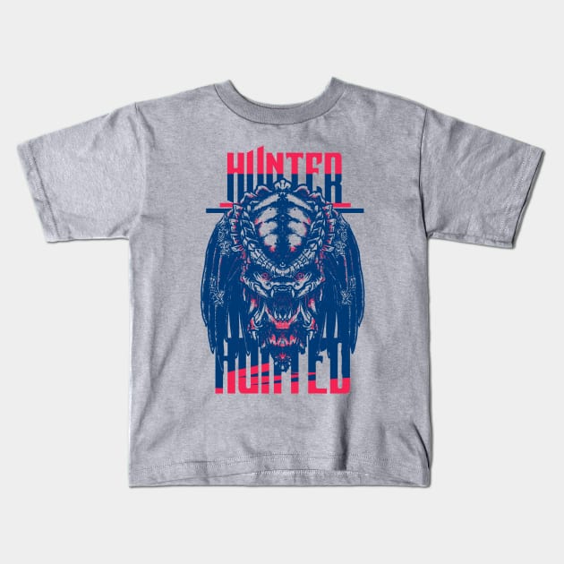 The Hunter - The Hunted Kids T-Shirt by Pieces of TwistedJeremiah